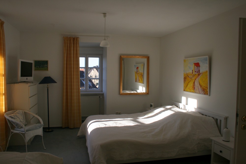 Schlafzimmer · Doppelbett Oben 1 – Villa Bomama